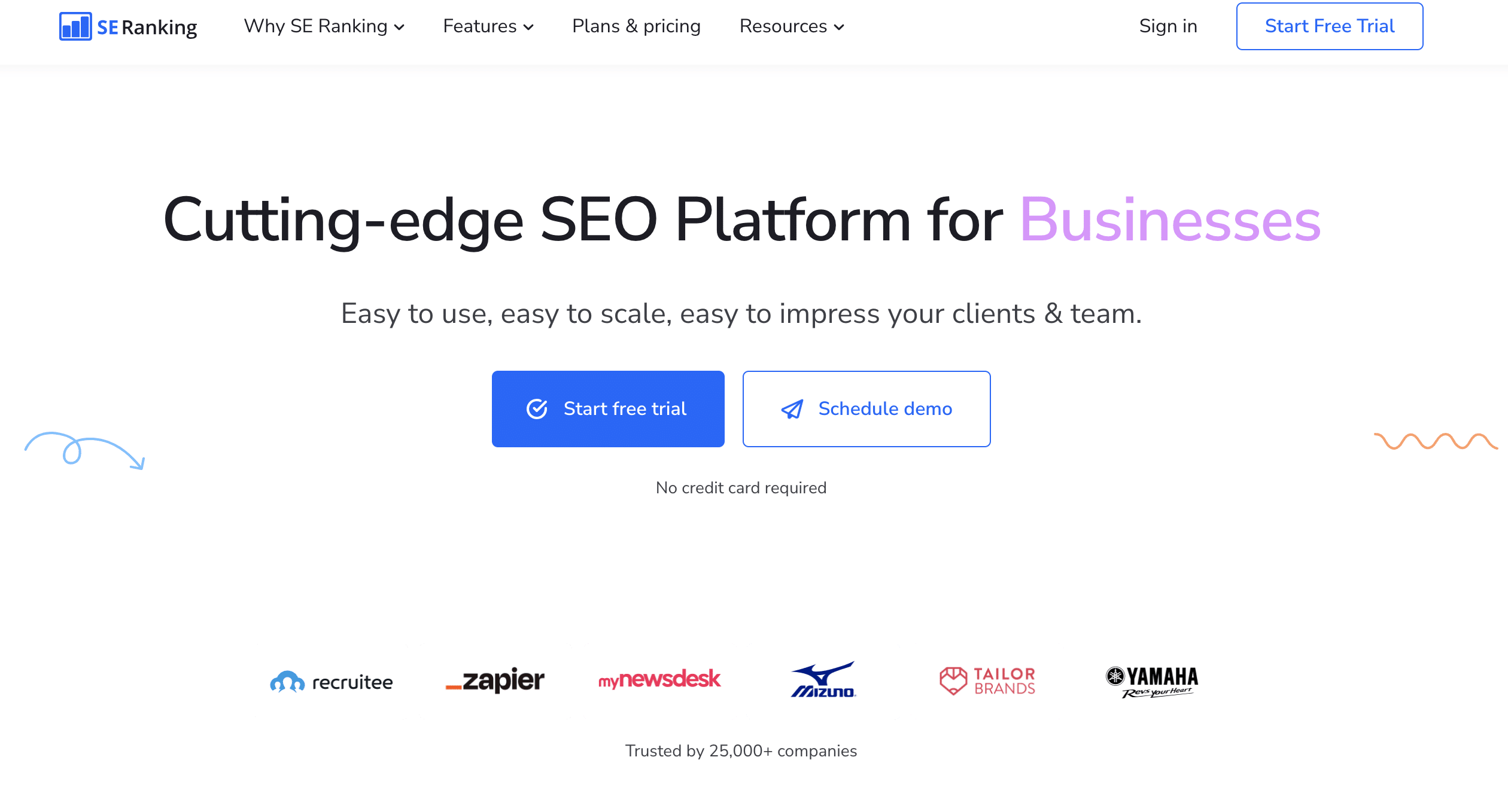 outil reporting SEO SE Ranking