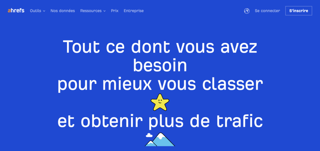 logiciel analyse de mots-clés ahrefs