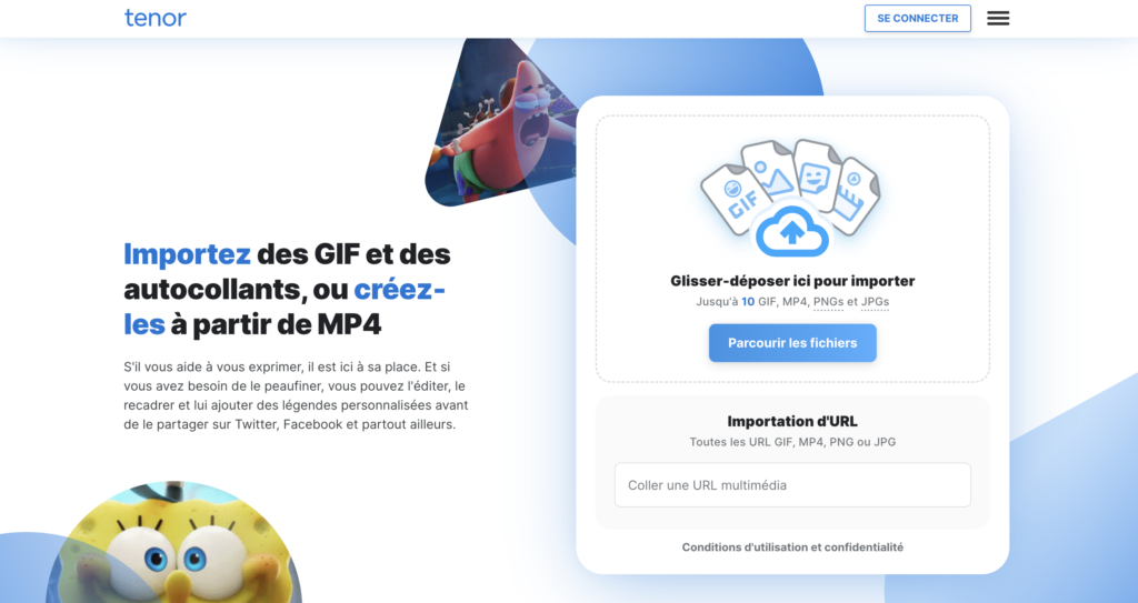 créer gif Tenor